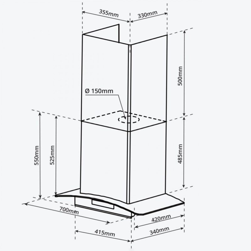 MÁY HÚT MÙI GARIS G3127 - 2 MÁY HÚT MÙI GARIS G3127