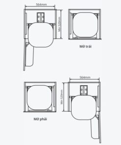 TẦNG ĐỒ KHÔ 5 TẦNG GARIS GS5.6AG