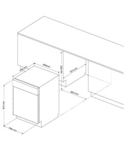 Máy rửa bát Malloca MDW14-7713AD