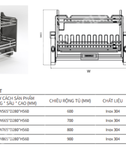 GIÁ BÁT ĐĨA DI ĐỘNG NAN DẸT EUROGOLD EVI980LG - 19