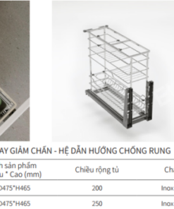 GIÁ GIA VỊ INOX NAN VUÔNG EUROGOLD ERV4420VX - 9