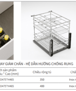 GIÁ GIA VỊ INOX NAN VUÔNG EUROGOLD ERV4440VX - 9