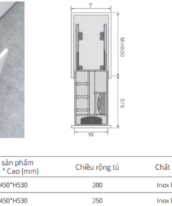 GIÁ DAO THỚT CHAI LỌ EUROGOLD EUB5525 - 9