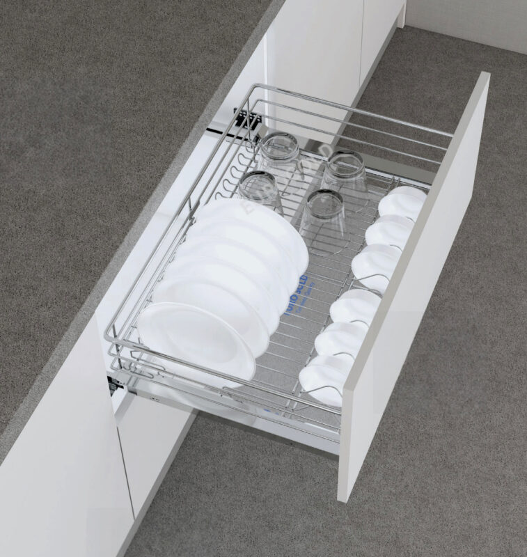 GIÁ BÁT ĐĨA INOX NAN ÂM TỦ EUROGOLD EGT7190VX