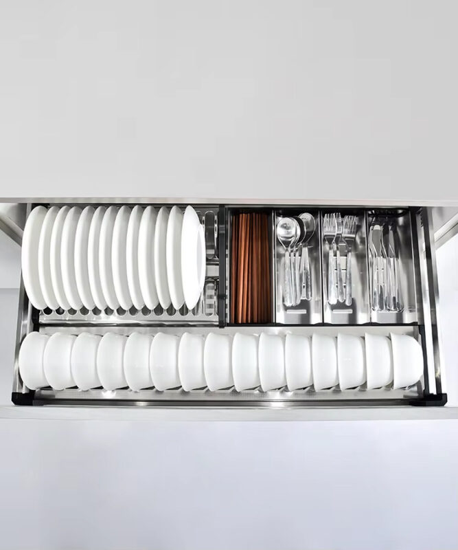 GIÁ BÁT ĐĨA HỘP 2 LỚP ĐÁY, GẮN CÁNH EUROGOLD EUB6575