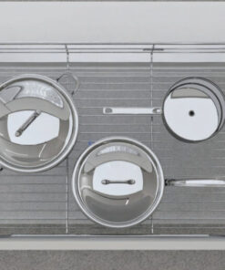 GIÁ XOONG NỒI INOX NAN ÂM TỦ EUROGOLD EGT6190VX - 8 GIÁ XOONG NỒI INOX NAN ÂM TỦ EUROGOLD EGT6190VX - 7