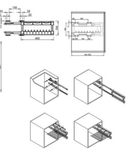 Vắt quần kết hợp để trang sức Eurogold EAB400