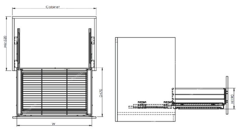 GIÁ XOONG NỒI INOX NAN ÂM TỦ EUROGOLD EGT6190VX - 6 GIÁ XOONG NỒI INOX NAN ÂM TỦ EUROGOLD EGT6190VX - 5