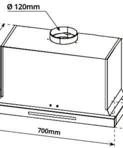 MÁY HÚT MÙI ÂM TỦ GARIS G3247 - 6 MÁY HÚT MÙI ÂM TỦ GARIS G3247