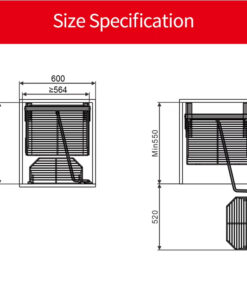 TỦ KHO CAO CẤP CÁNH MỞ EUROGOLD EKC14460 - 9