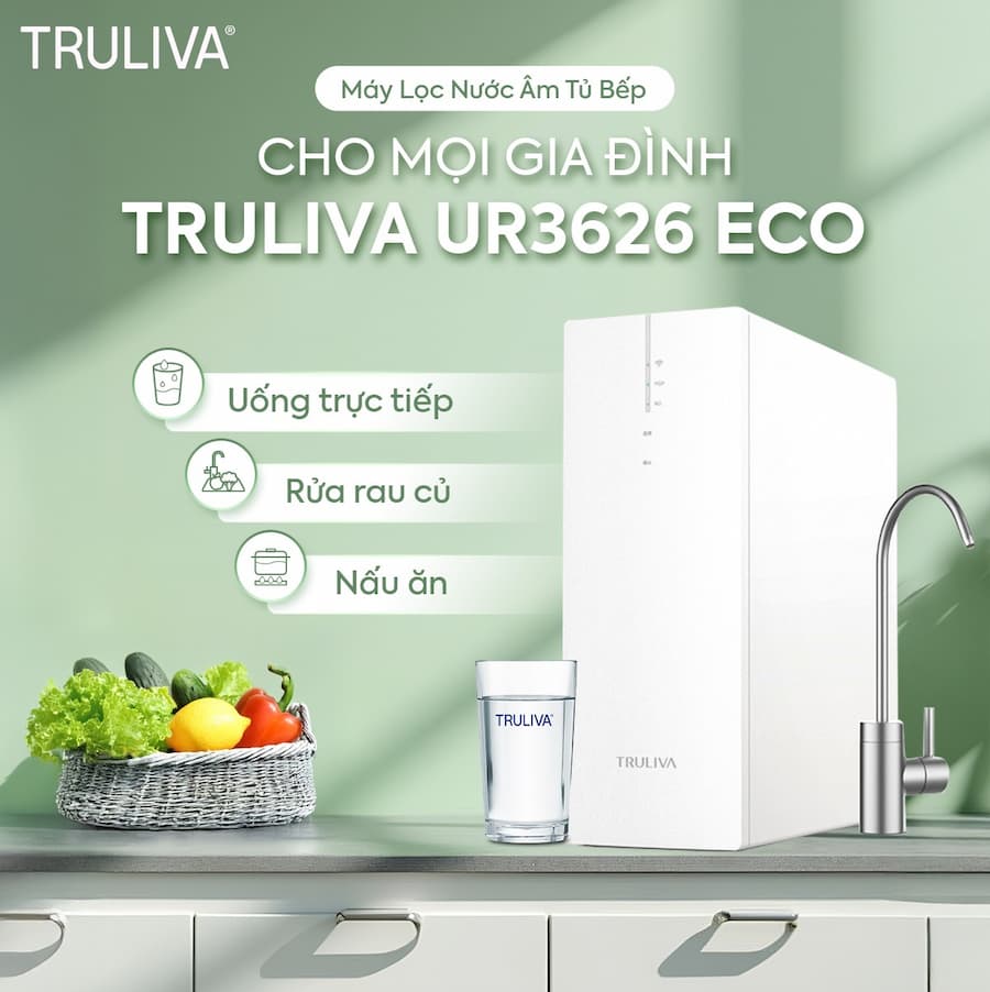 Máy lọc nước Truliva UR3626 Eco - 5 Máy lọc nước Truliva UR3626 Eco