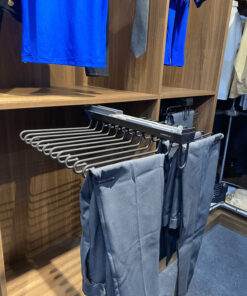 Móc treo quần âu đôi ray giảm chấn Eurogold EUA7120B