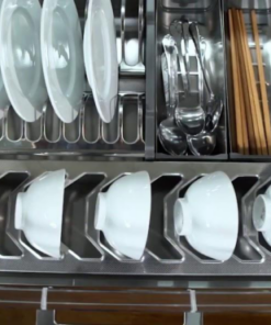 GIÁ BÁT ĐĨA HỘP 2 LỚP ĐÁY, GẮN CÁNH EUROGOLD EUB6590 - 49