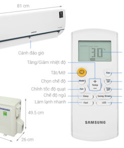 Máy lạnh Samsung Inverter 1 HP AR09TYHQASIN