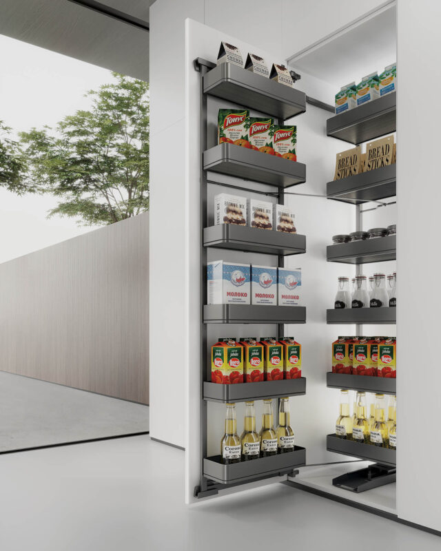 TỦ KHO CÁNH MỞ NHÔM ANODE EUROGOLD EKG15645