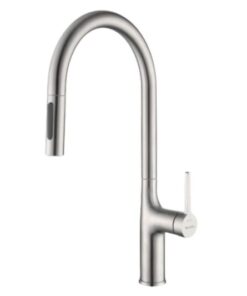 Vòi Rửa Chén Bát Malloca K1726-SS (K1726SS) Dây Rút Nóng Lạnh