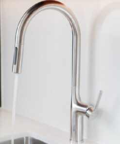 Vòi Rửa Chén Bát Malloca K1726-SS (K1726SS) Dây Rút Nóng Lạnh