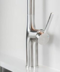 Vòi Rửa Chén Bát Malloca K1726-SS (K1726SS) Dây Rút Nóng Lạnh