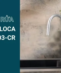 Vòi Rửa Chén Bát Malloca K2203-CR (K2203CR) Dây Rút Nóng Lạnh