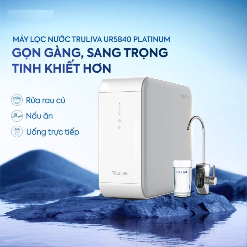 Máy lọc nước Truliva UR5840 Prenium - 5 Máy lọc nước Truliva UR5840 Prenium
