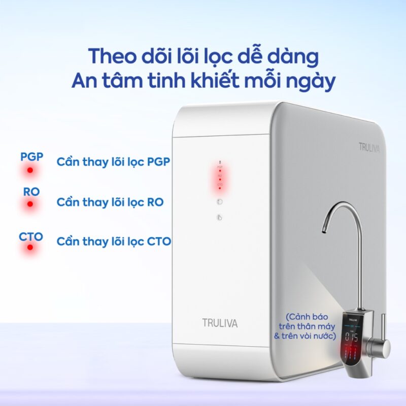 Máy lọc nước Truliva UR5840 Prenium - 6 Máy lọc nước Truliva UR5840 Prenium