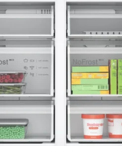 Tủ lạnh 4 cánh 646 lít Bosch KFN96AXEA Đen Nhám