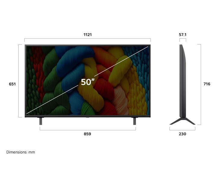 Smart Tivi LG NanoCell AI 4K 50 Inch 50NANO80ASA - 2 Smart Tivi LG NanoCell AI 4K 50 Inch 50NANO80ASA