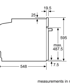 LÒ NƯỚNG BOSCH HBA514BB3 SERIES 4 - 45