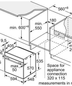 LÒ NƯỚNG BOSCH HBA514BB3 SERIES 4 - 49