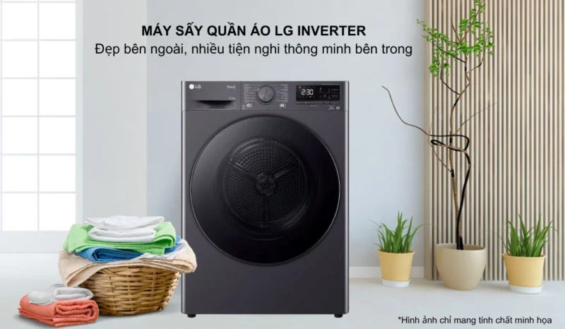 MÁY SẤY QUẦN ÁO LG INVERTER 10.5 KG DVHP50M - 44 MÁY SẤY QUẦN ÁO LG INVERTER 10.5 KG DVHP50M