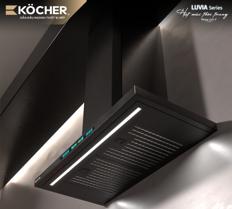 MÁY HÚT MÙI LUVIA BLACK MATTE | 90CM