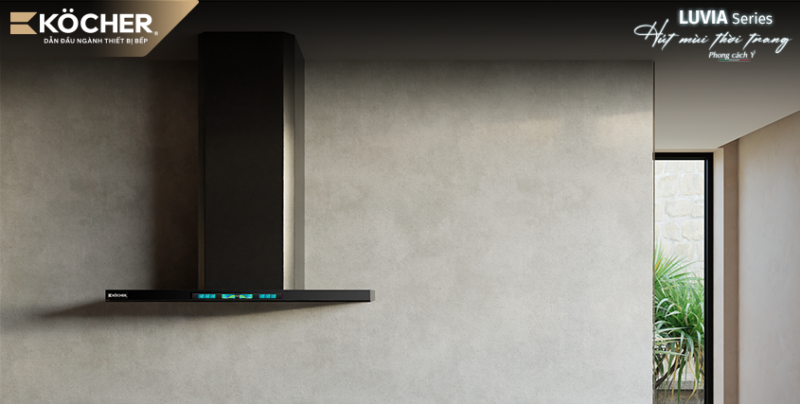 MÁY HÚT MÙI LUVIA BLACK MATTE | 70CM