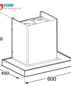 MÁY HÚT MÙI ÁP TƯỜNG BOSCH DWB68IJ60I SERI 4 60CM