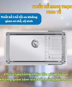 CHẬU RỬA BÁT KONOX TURKEY SINK STELO 780U - 14 CHẬU RỬA BÁT KONOX TURKEY SINK STELO 780U - 13