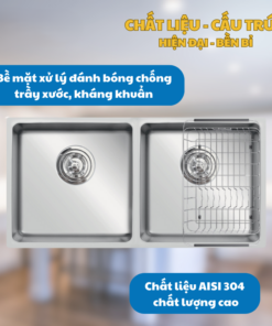 CHẬU RỬA BÁT KONOX TURKEY SINK VIGO 860 - 17