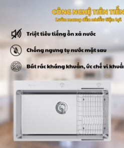 CHẬU RỬA BÁT KONOX TURKEY SINK STELO 790 - 17