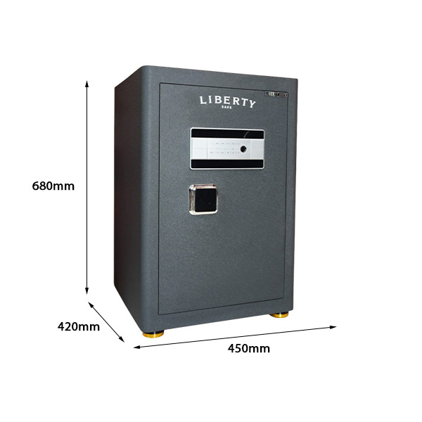KÉT SẮT LIBERTY LB68S NỈ XÁM 