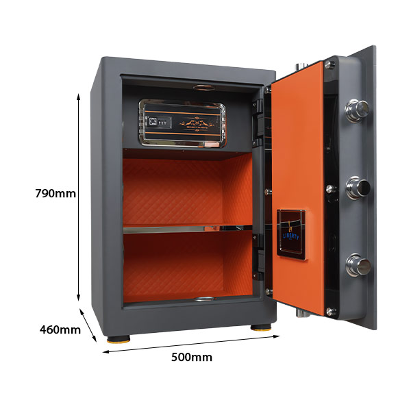 KÉT SẮT LIBERTY LB79S NỈ XÁM 