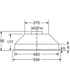 MÁY HÚT MÙI ÂM TRẦN BOSCH DLN53AA70 SERI 2 53CM MODEL 2025