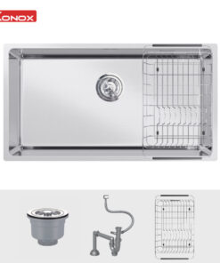 CHẬU RỬA BÁT KONOX TURKEY SINK STELO 780U - 22 CHẬU RỬA BÁT KONOX TURKEY SINK STELO 780U - 21