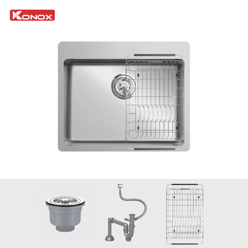 CHẬU RỬA BÁT KONOX TURKEY SINK NERON 600T