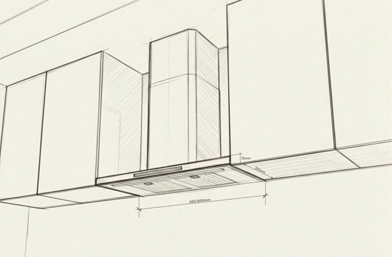 MÁY HÚT MÙI LUVIA BLACK MATTE | 90CM