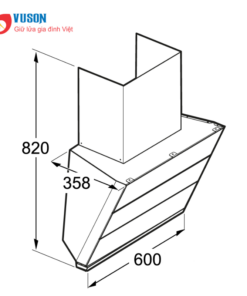 MÁY HÚT MÙI KÍNH VÁT BOSCH DWK68IJ60I SERI 4 60CM