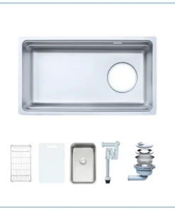 CHẬU RỬA BÁT 1 HỐ NOBINOX ARVO V676 - 12 CHẬU RỬA BÁT 1 HỐ NOBINOX ARVO V676