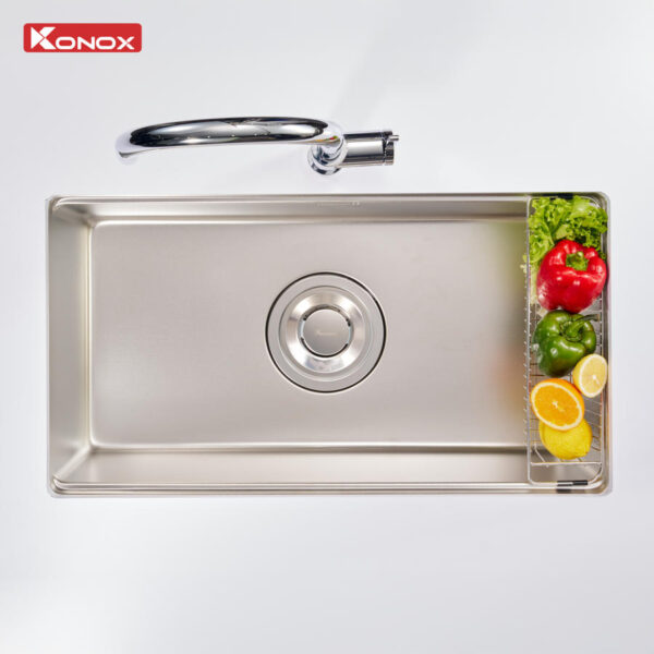 CHẬU RỬA BÁT KONOX WORKSTATION SINK DEKOR KN8044SU - 8 CHẬU RỬA BÁT KONOX WORKSTATION SINK DEKOR KN8044SU - 7