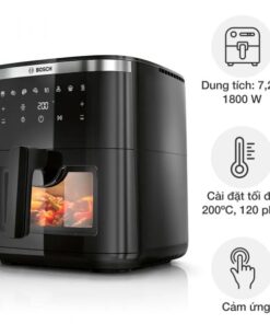 NỒI CHIÊN KHÔNG DẦU BOSCH MAF671B0 SERI 6 7L