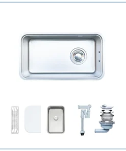CHẬU RỬA BÁT 1 HỐ NOBINOX NOVA A282M