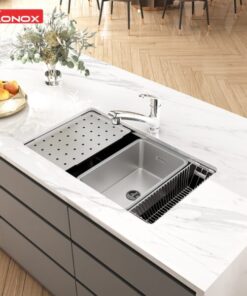 CHẬU RỬA BÁT KONOX WORKSTATION SINK DEKOR KN8044SU - 28 CHẬU RỬA BÁT KONOX WORKSTATION SINK DEKOR KN8044SU - 27