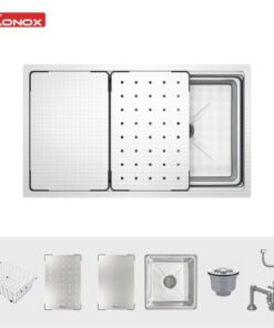 CHẬU RỬA BÁT KONOX WORKSTATION SINK KN7644SU DEKOR - 53